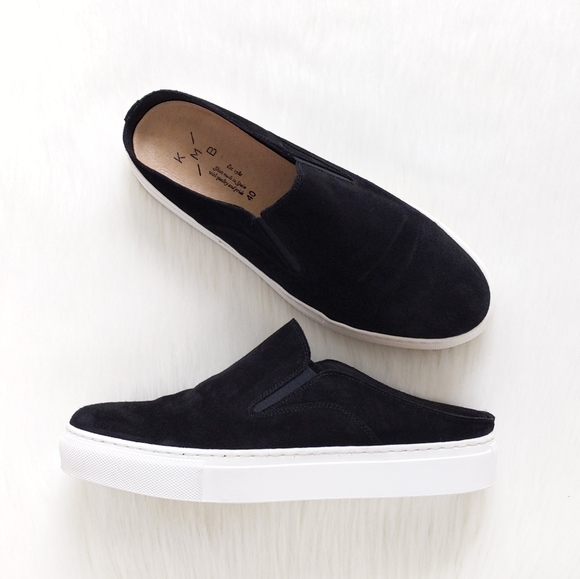 Anthropologie Shoes - Anthropologie KMB Suede Mule Slide Sneakers | 10